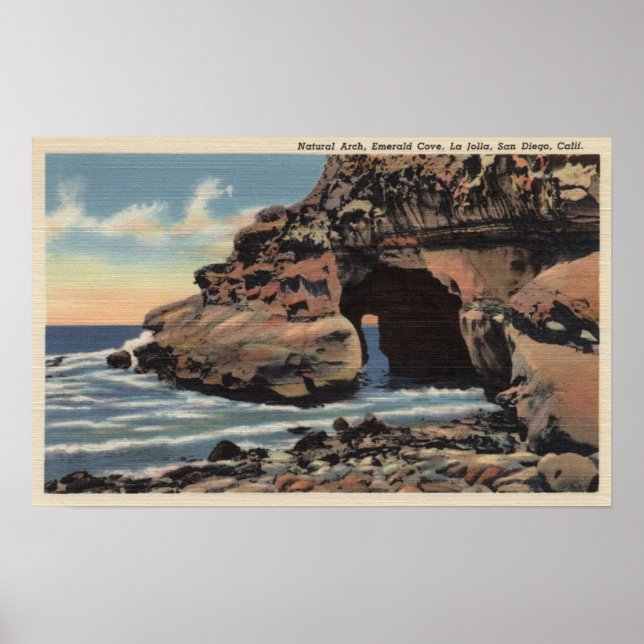 Visa naturarken, Emerald Cove Poster (Framsidan)