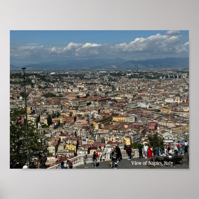 Visa Neapel, Poster av Italiens utformning (Framsidan)