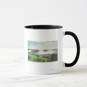 Visa Niagara Falls från Oakes Drive Mugg