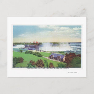 Visa Niagara Falls från Oakes Drive Vykort