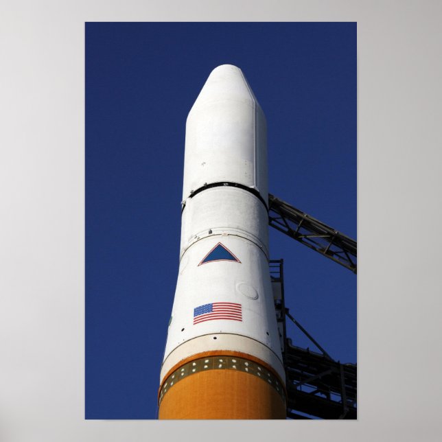 Visa noshongen för Delta IV-raketen Poster (Framsidan)