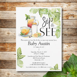 Visa och se Möt inbjudan till Baby