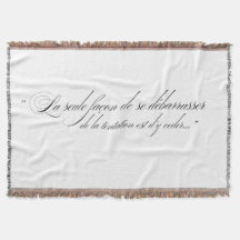 Visa omfång med Fransk text i skript