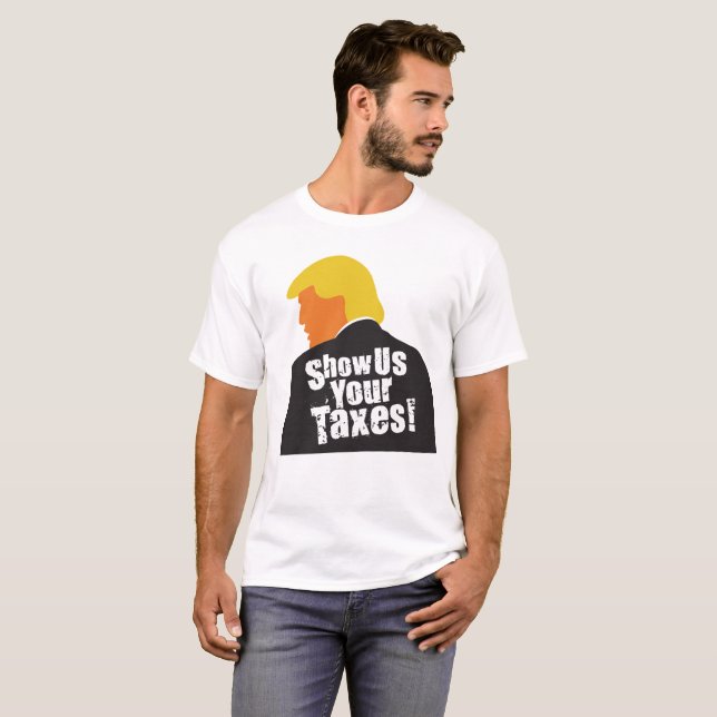 Visa oss din skattT-tröja T-shirt (Hel framsida)