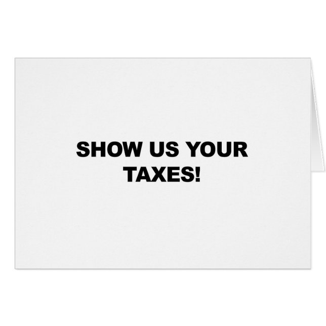 Visa oss era skatter! hälsningskort (Framsidan Horizontal)