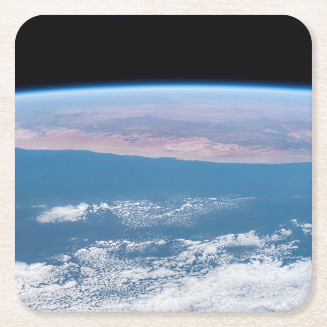 Visa över Afrikans sydvästra Kusten. Underlägg Papper Kvadrat (Framsidan)