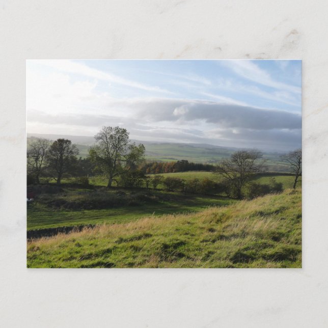 "Visa över Coquetdale" Northumberland Vykort (Framsida)