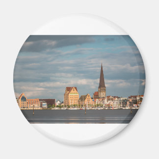 Visa över floden Warnow till Rostock Magnet