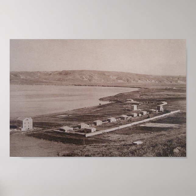 Visa över Galilees hav i heligans land Poster (Framsidan)