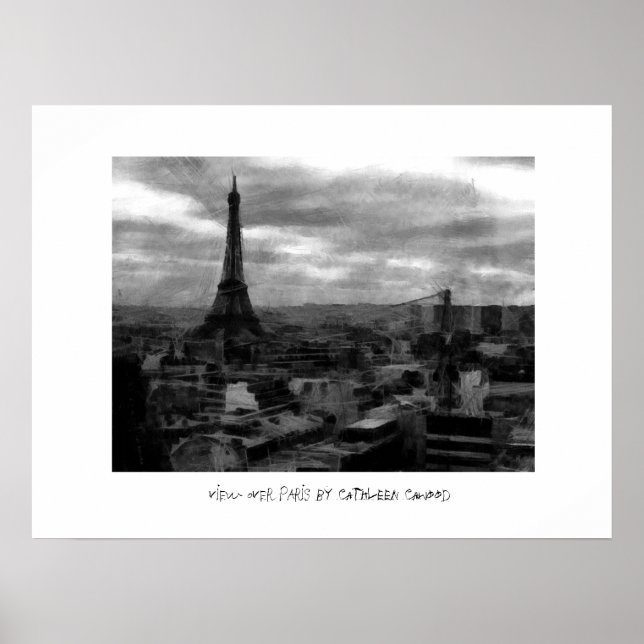Visa över Paris Poster (Framsidan)