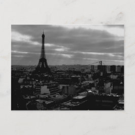 Visa över Paris Vykort