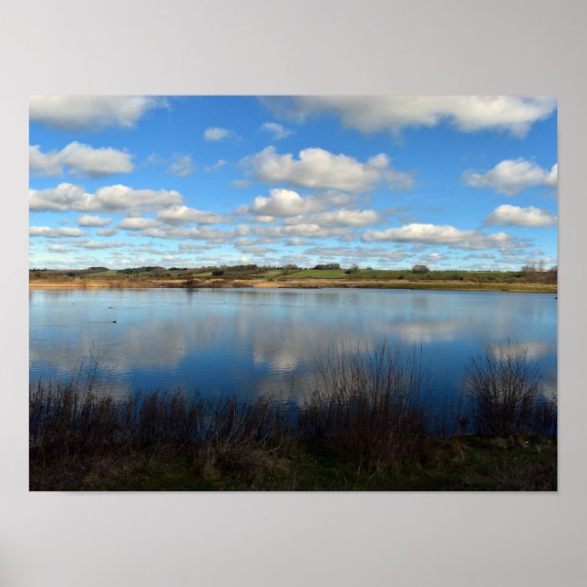 Visa över våtmarker poster (Framsidan)