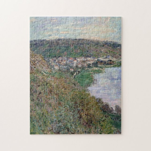 Visa över Vetheuil Monet Fine Art Pussel (Vertikal)
