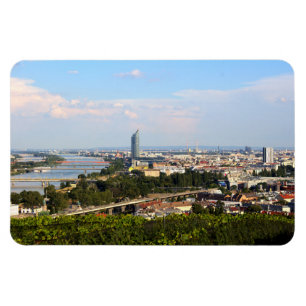 Visa över Wien Magnet
