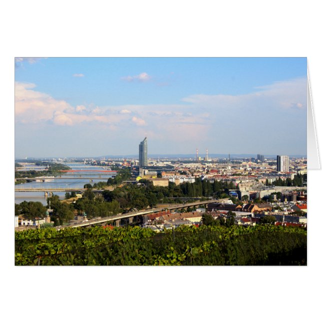 Visa över Wien OBS Kort (Framsidan Horizontal)