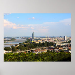 Visa över Wien Poster