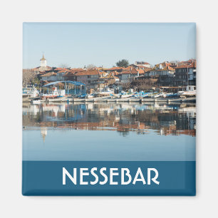 Visa på den bulgariska berömden Nessebar Magnet