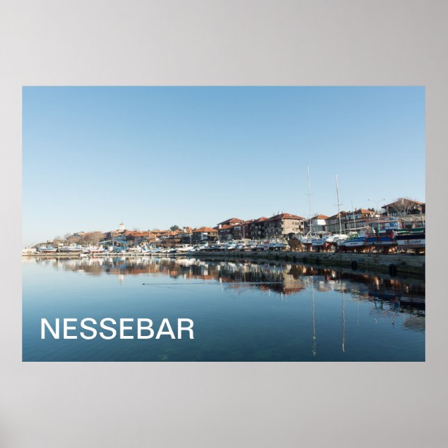 Visa på den bulgariska berömden Nessebar Poster (Framsidan)