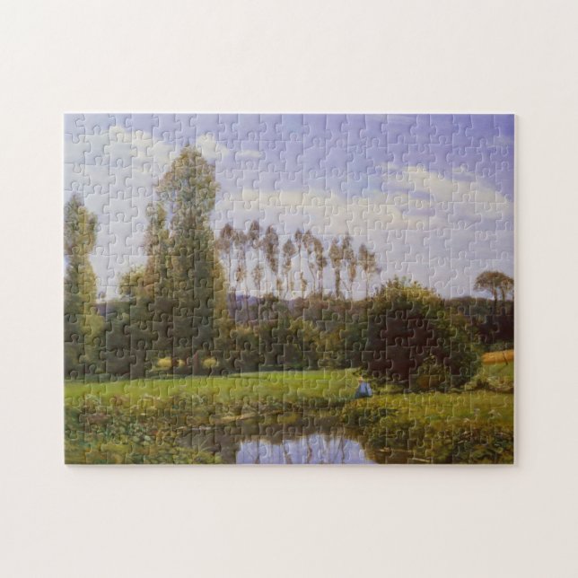 Visa på Rouelles Le Havre Monet Fine Art Pussel (Horisontell)