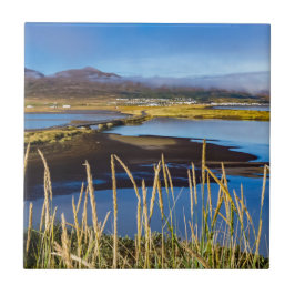 Visa på Saudarkrokur och Skagafjordur, Island Kakelplatta