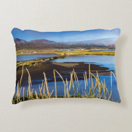 Visa på Saudarkrokur och Skagafjordur, Island Prydnadskudde