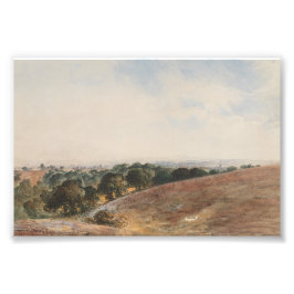 Visa på South Downs - John Martin Fototryck