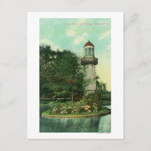 Visa Palmer Park LighthouseDetroit, MI Vykort