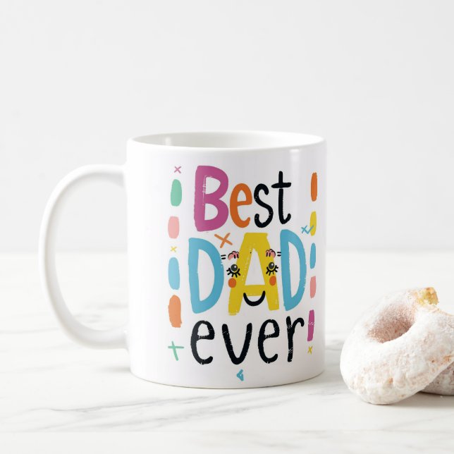 Visa pappa att du bryr dig Den "Bästa pappa någons Kaffemugg (Med munk)