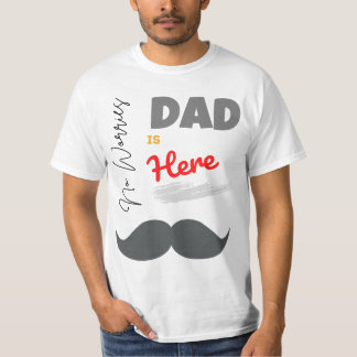Visa Pappa som du bryr dig om: Perfekten Fars dag T Shirt