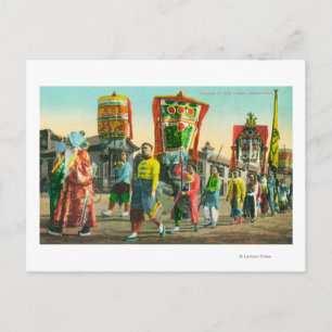 Visa Parad i Tongs, Chinatown Vykort