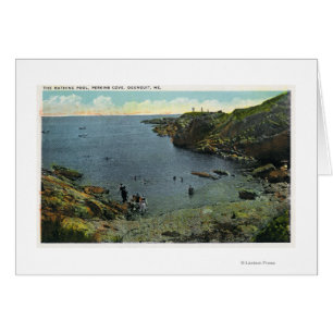 Visa Perkins Cove, simmande scen Hälsningskort