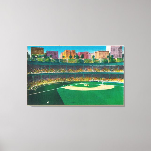 Visa Polo GroundsNew York, NY Canvastryck (Framsida)