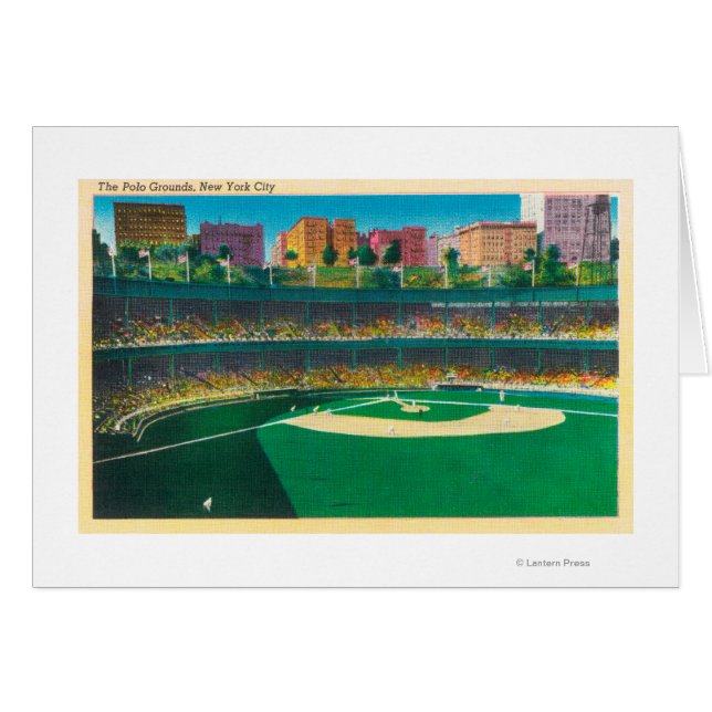 Visa Polo GroundsNew York, NY Hälsningskort (Framsidan Horizontal)