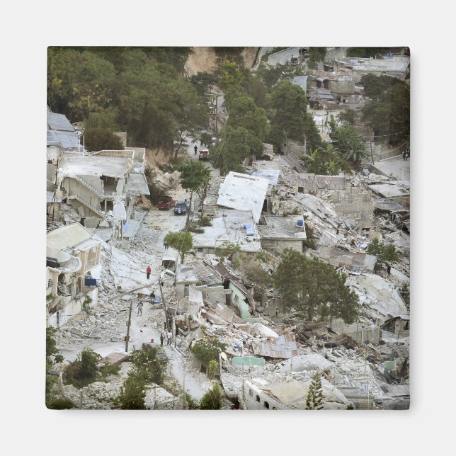 Visa Port-au-Prince, Haiti Magnet (Framsidan)