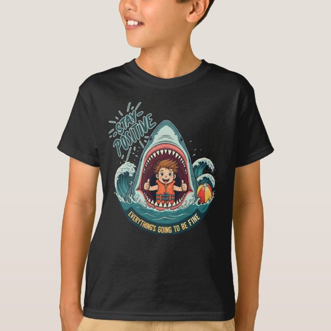 VISA POSITIV: Allt kommer att bli Bra T Shirt (Framsida)