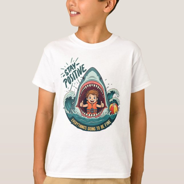 VISA POSITIV: Allt kommer att bli Bra T Shirt (Framsida)