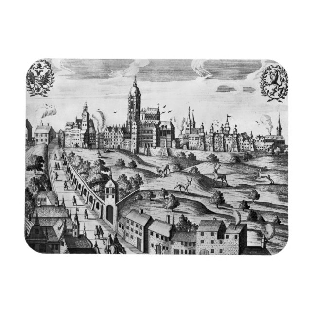 Visa Prag som visar det imperialistiska palatset o Magnet (Horisontell)