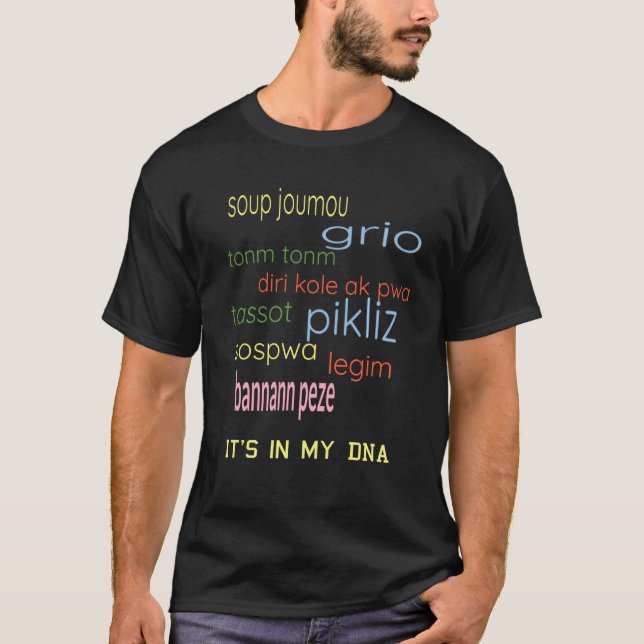 Visa Pride med din favoritzoe Haitis recept T Shirt (Framsida)