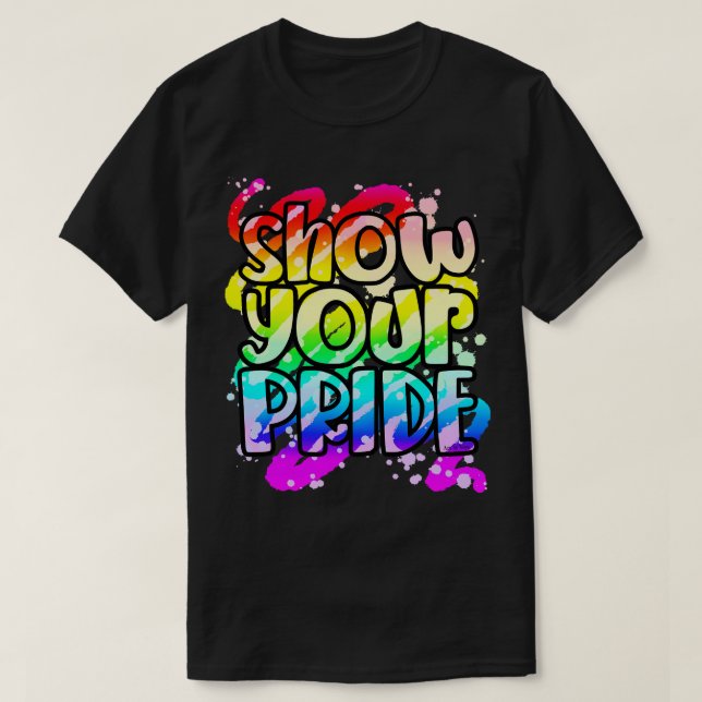 Visa Pridet T Shirt (Design framsida)