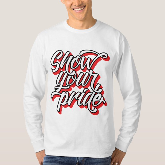 Visa Pridet T Shirt (Framsida)