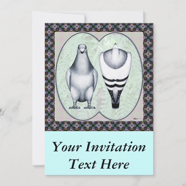 Visa Racer Standard Inbjudningar (Framsida)