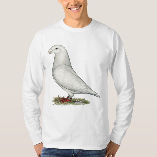 Visa Racer White Tee Shirt (Framsida)