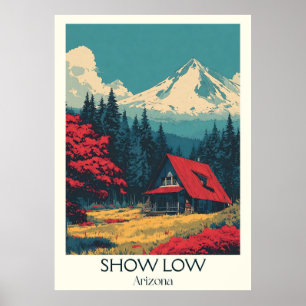 Visa reserv för återresa med låg Arizona Poster