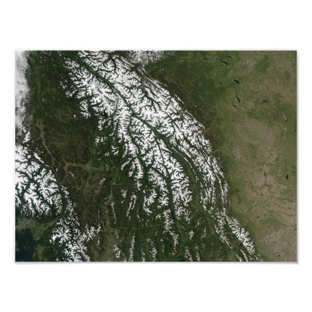 Visa Rocky mountains Fototryck (Framsidan)