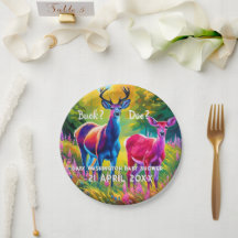 Visa rosa och blått Hjort