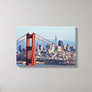 Visa San Francisco genom Golden Grind Bridge Canvastryck