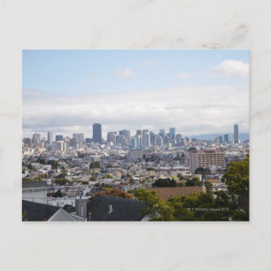Visa San Francisco skyline Vykort