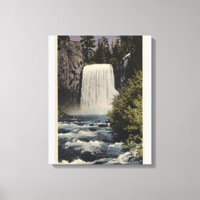Visa San Joaquin River & Rainbow Falls Canvastryck (Framsida)