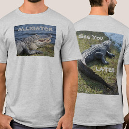 Visa senare bilder av Alligator-Roligten T Shirt