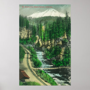 Visa Shasta från Shasta Retreat Poster